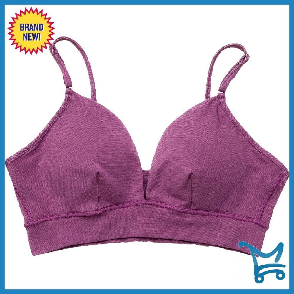 Wireless Padded Bra Removable Pads Super-Soft Organic Cotton Silk